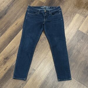 Dark Blue Women's Jeans American Eagle 8 short